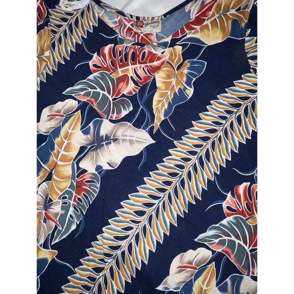 Vintage Hilo Hattie Hawaiian Maxi Dress - Women's Size L - Made in USA - Picture 2 of 7